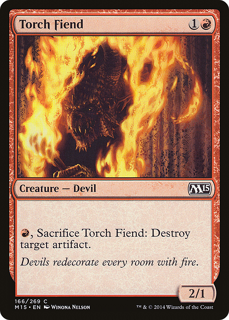 MTG - Torch Fiend - Magic 2015 (M15)