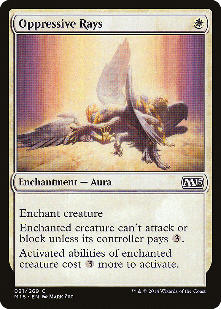 MTG - Oppressive Rays - Magic 2015 (M15)