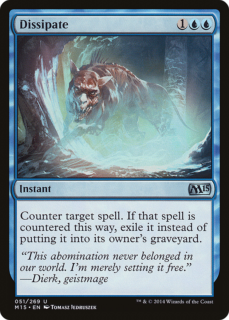 MTG - Dissipate - Magic 2015 (M15)