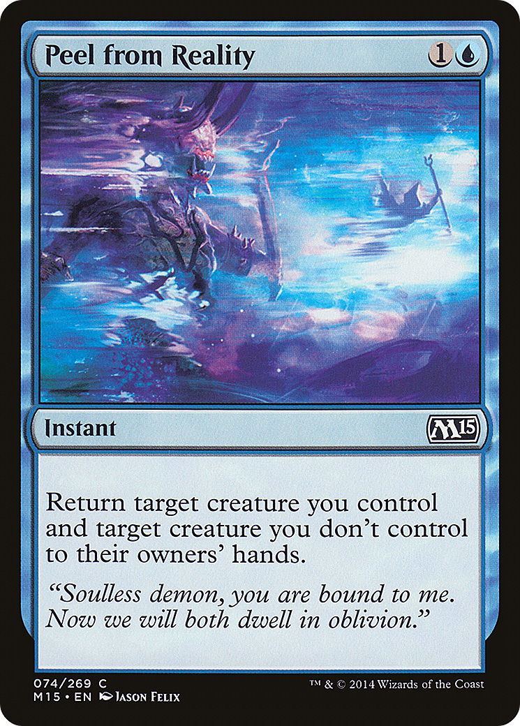 MTG - Peel from Reality - Magic 2015 (M15)