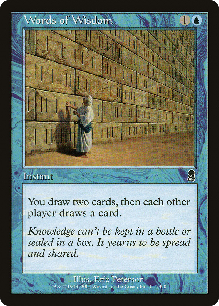 MTG - Words of Wisdom - Odyssey (ODY)