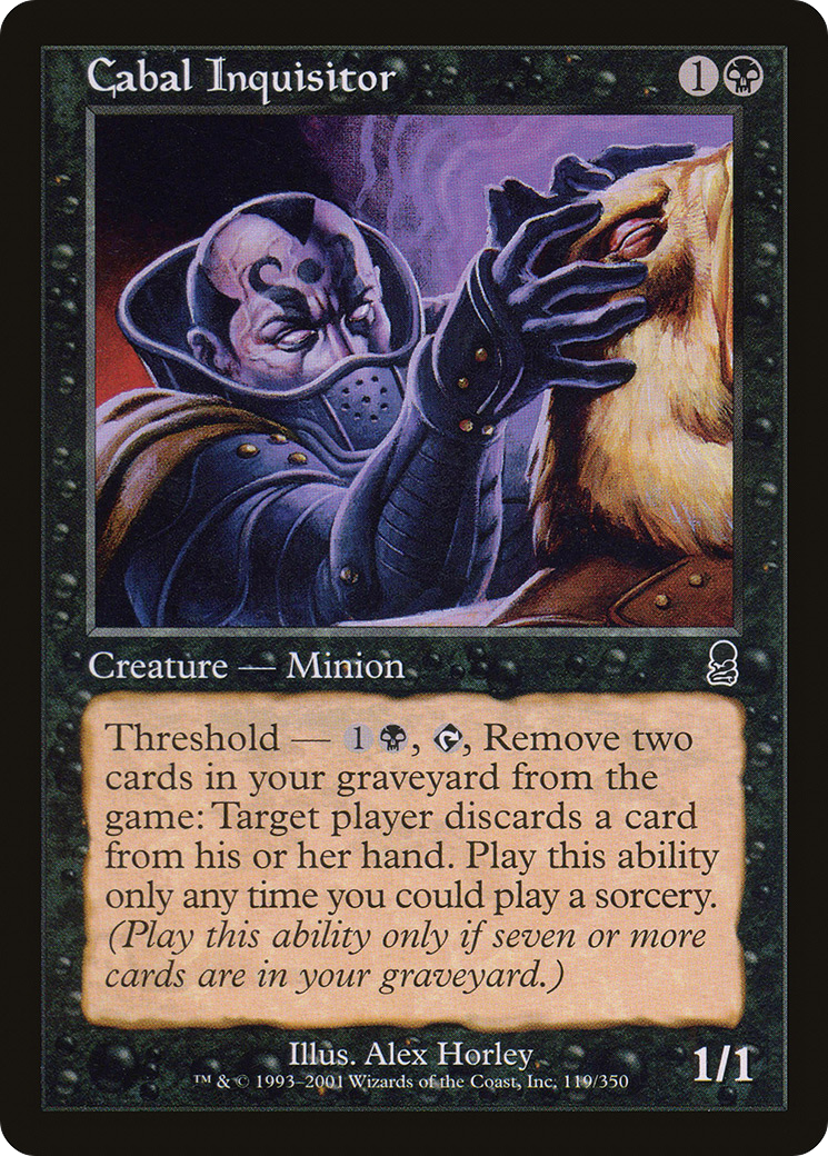 MTG - Cabal Inquisitor - Odyssey (ODY)
