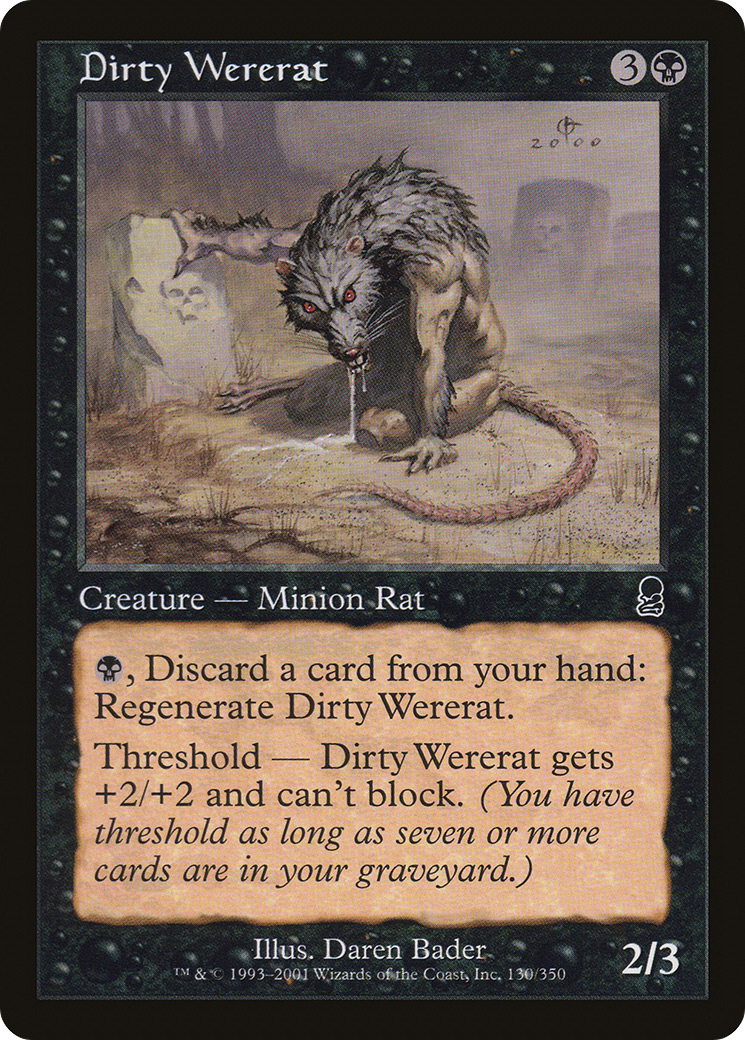 MTG - Dirty Wererat - Odyssey (ODY)