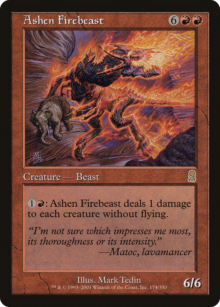 MTG - Ashen Firebeast - Odyssey (ODY)
