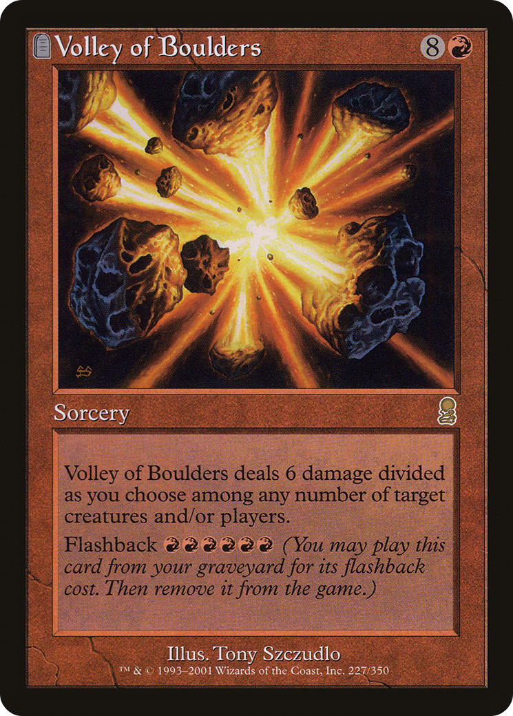 MTG - Volley of Boulders - Odyssey (ODY)