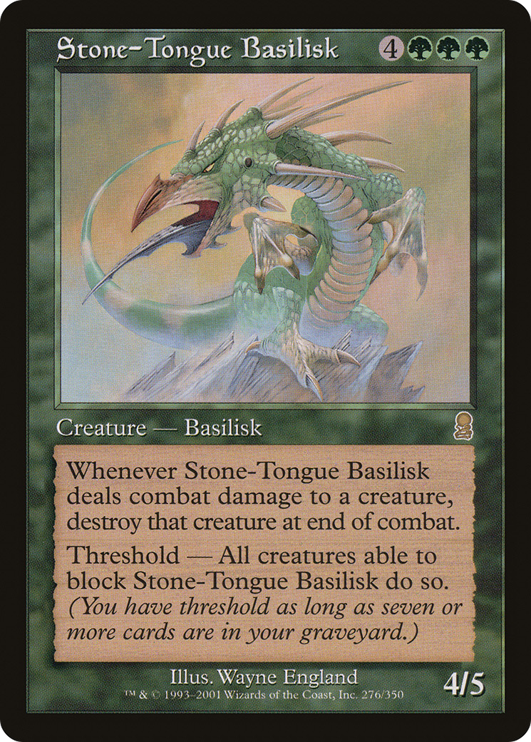 MTG - Stone-Tongue Basilisk - Odyssey (ODY)
