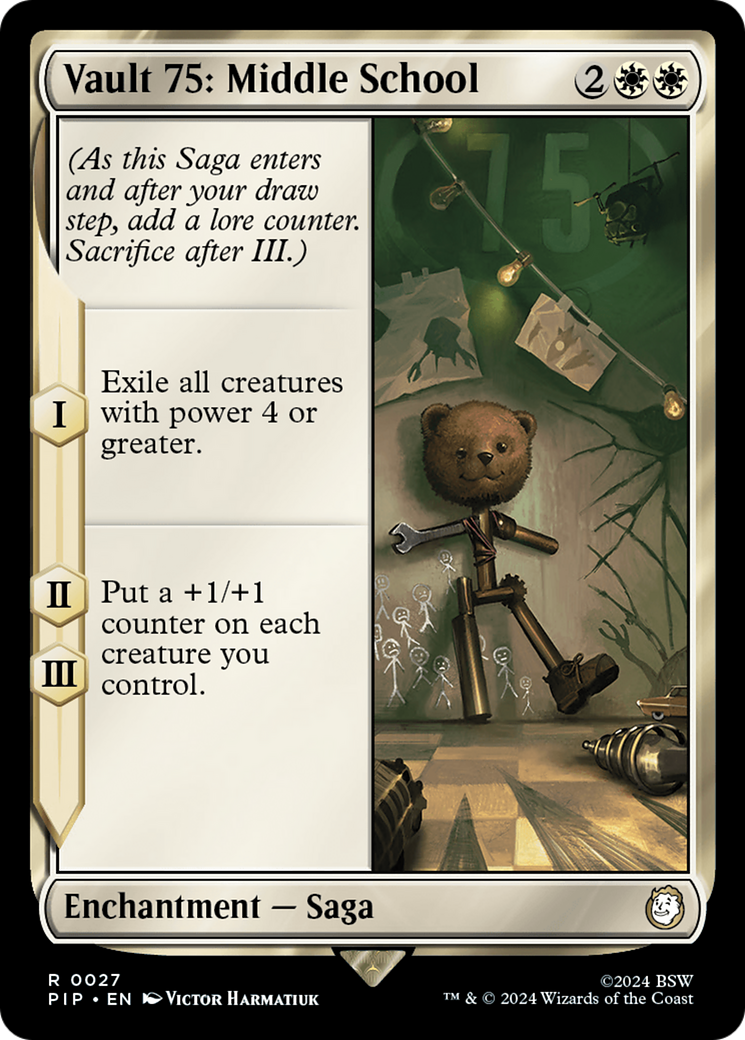 MTG - Vault 75: Middle School - Fallout (PIP)