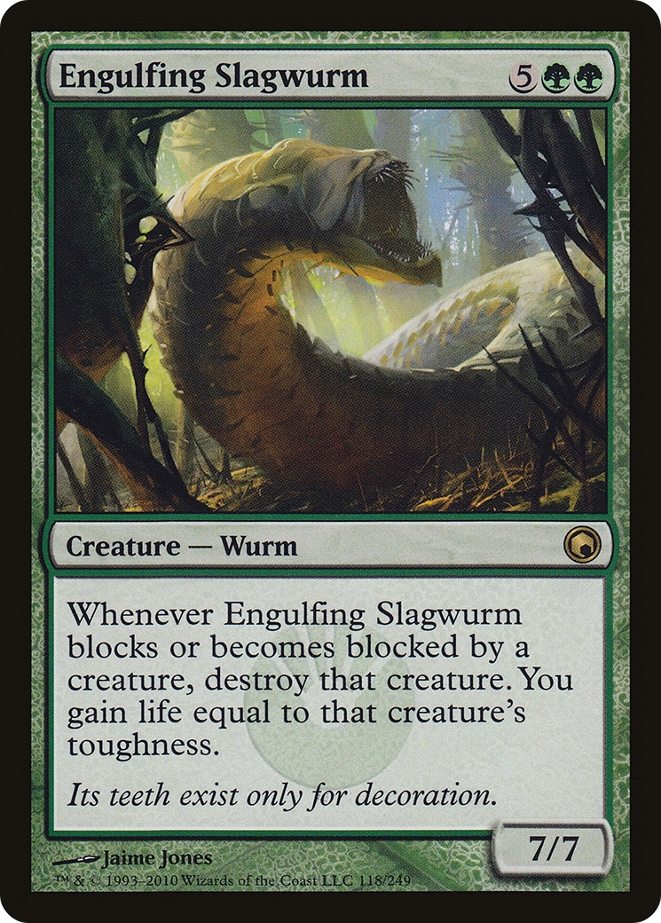 MTG - Engulfing Slagwurm - Scars of Mirrodin (SOM)