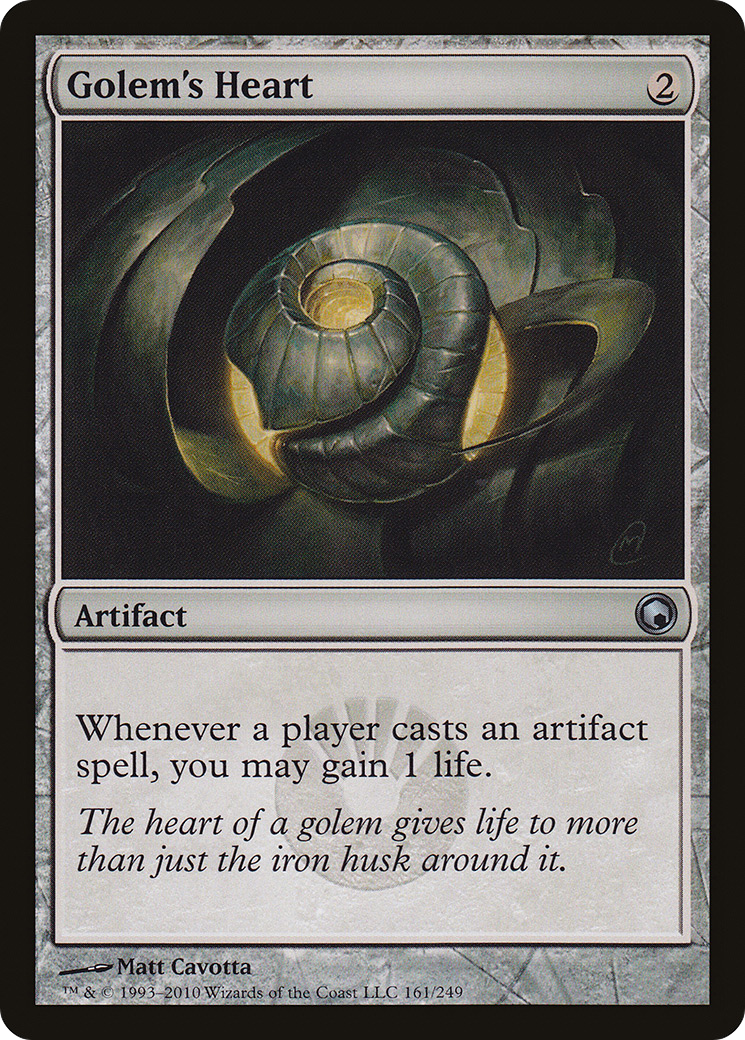 MTG - Golem's Heart - Scars of Mirrodin (SOM)