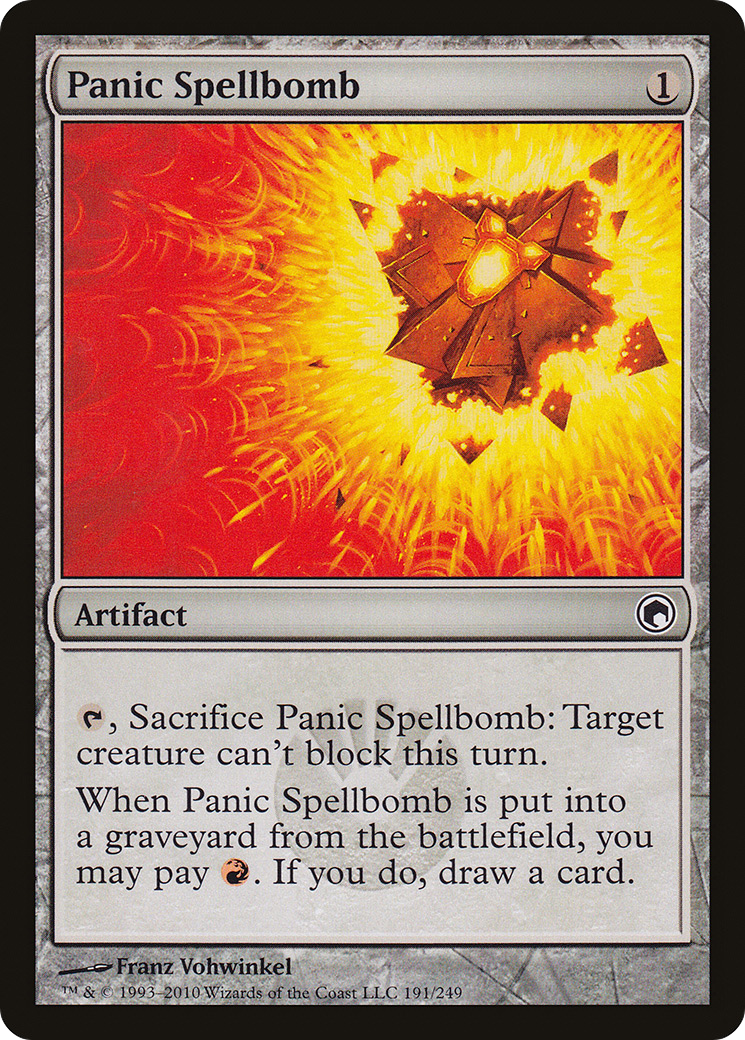 MTG - Panic Spellbomb - Scars of Mirrodin (SOM)