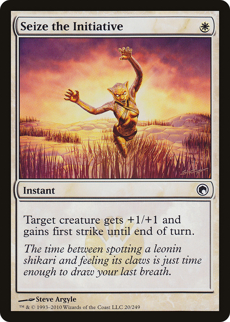 MTG - Seize the Initiative - Scars of Mirrodin (SOM)
