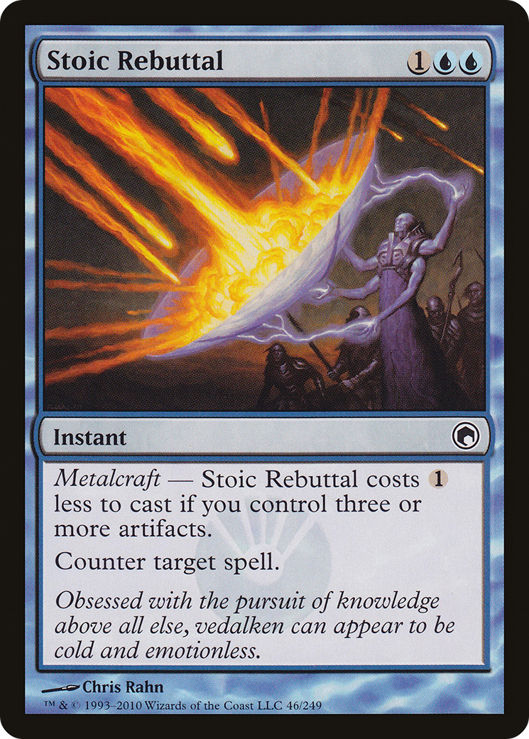 MTG - Stoic Rebuttal - Scars of Mirrodin (SOM)