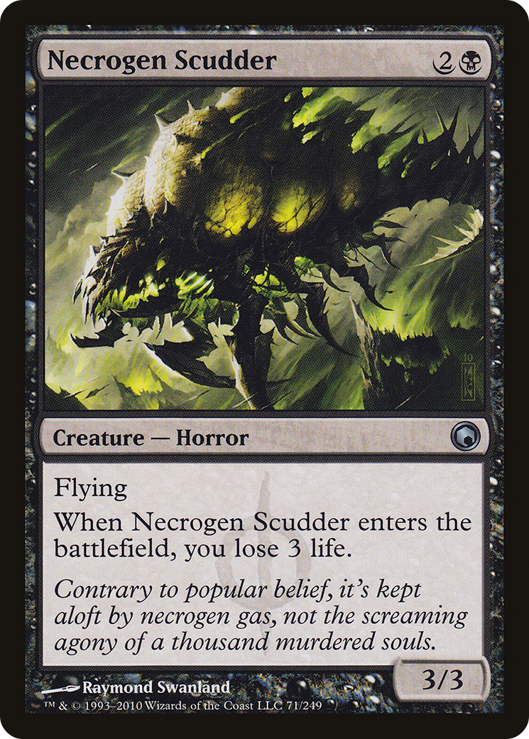 MTG - Necrogen Scudder - Scars of Mirrodin (SOM)