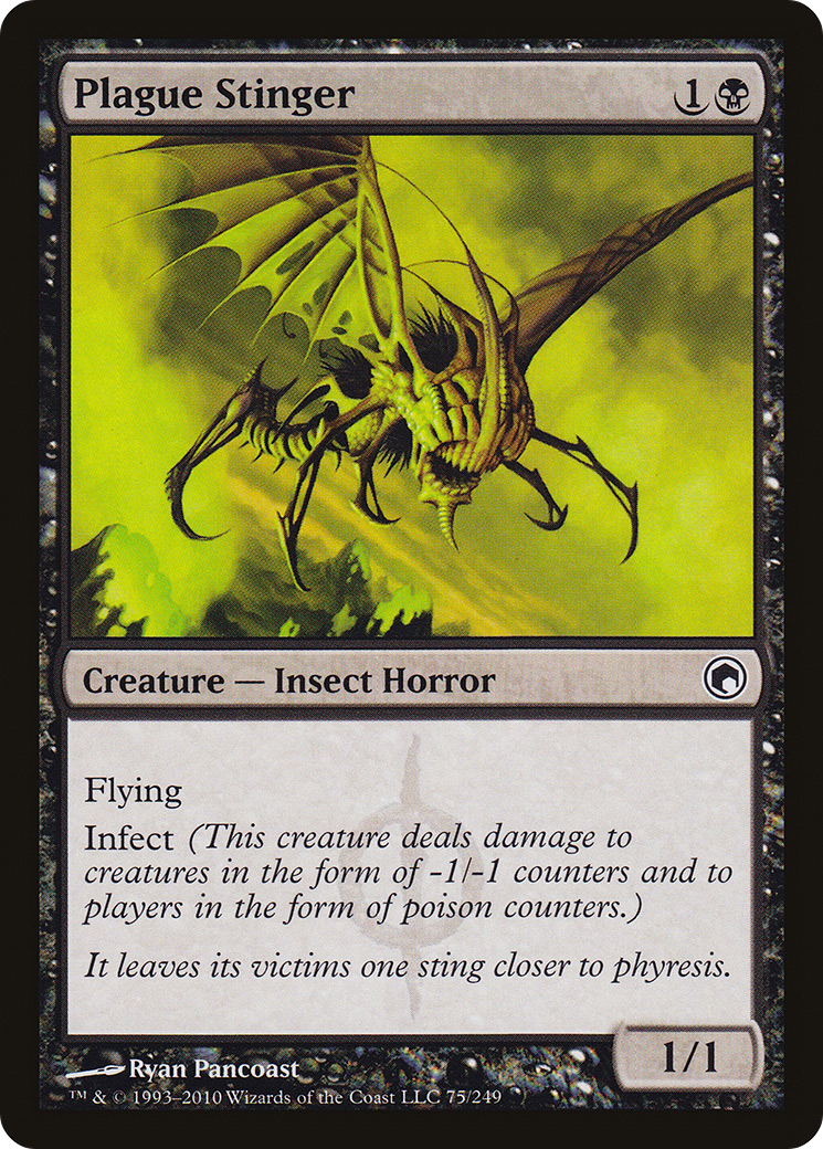 MTG - Plague Stinger - Scars of Mirrodin (SOM)