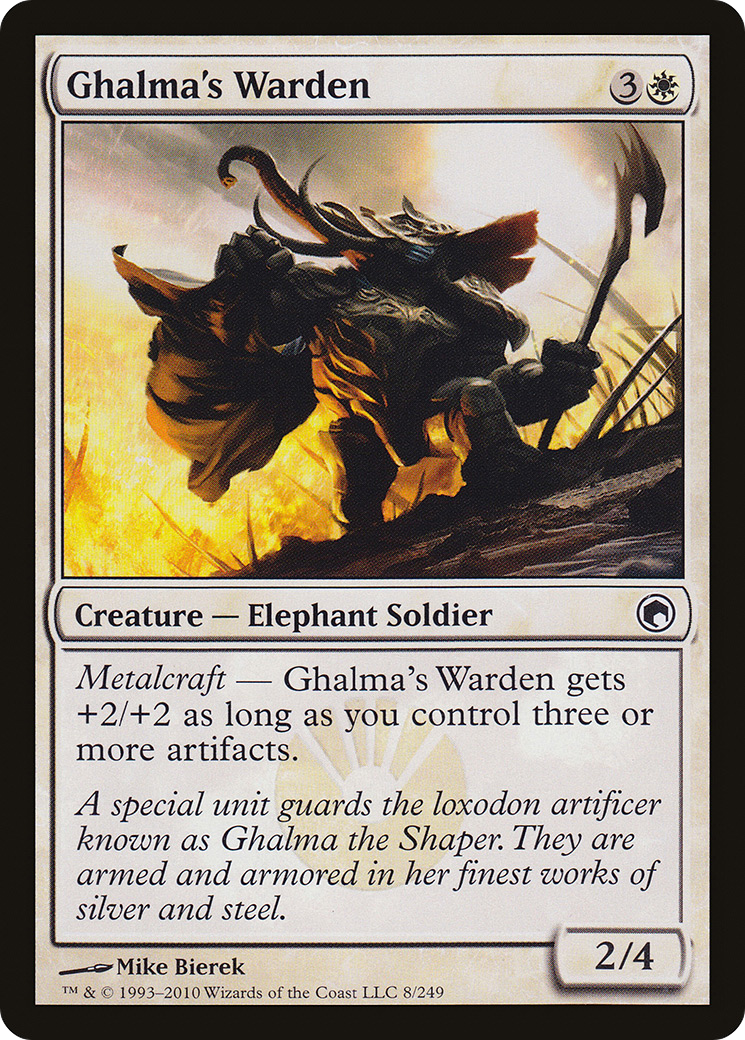 MTG - Ghalma's Warden - Scars of Mirrodin (SOM)