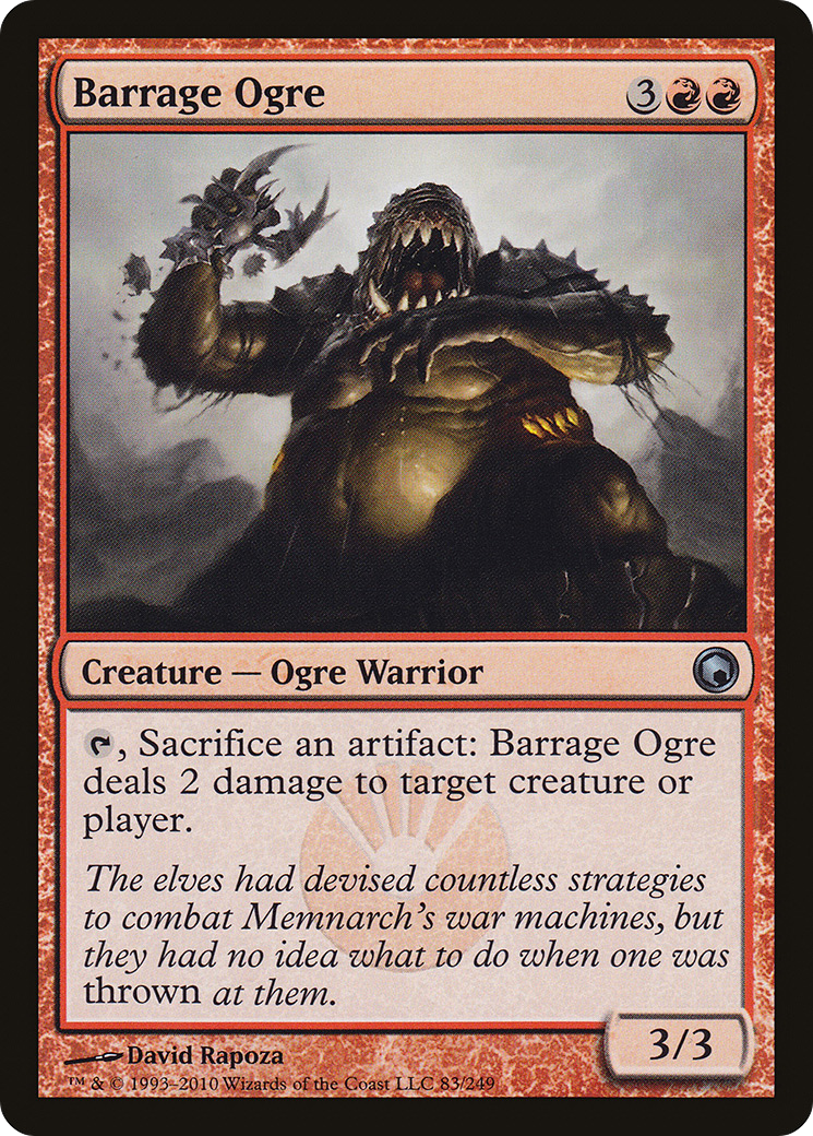 MTG - Barrage Ogre - Scars of Mirrodin (SOM)