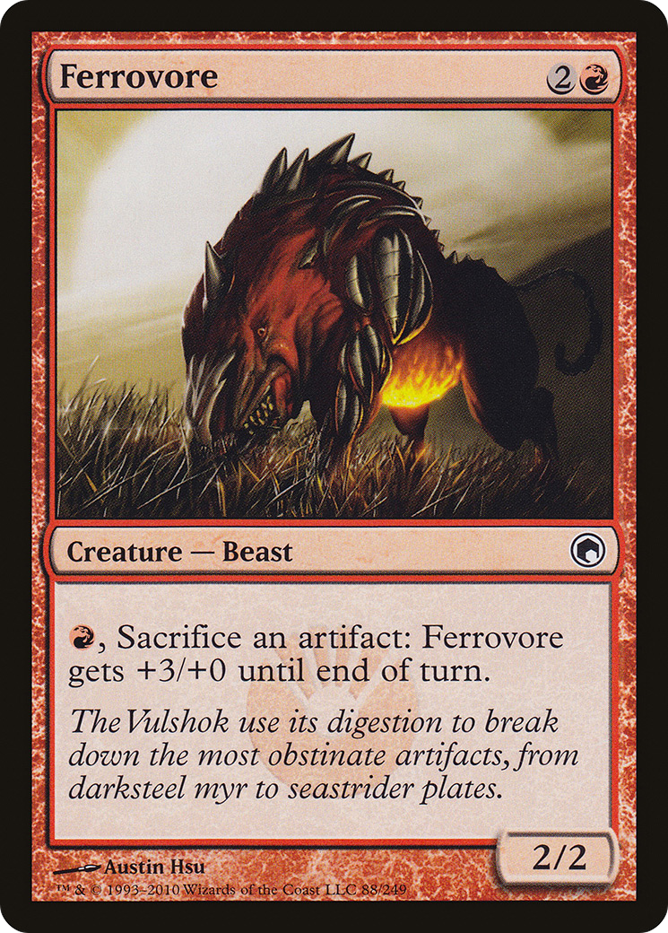 MTG - Ferrovore - Scars of Mirrodin (SOM)