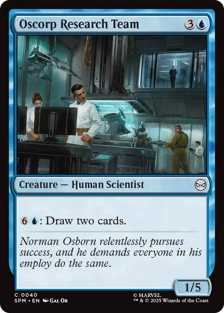 MTG - Oscorp Research Team - Marvel's Spider-Man (SPM)
