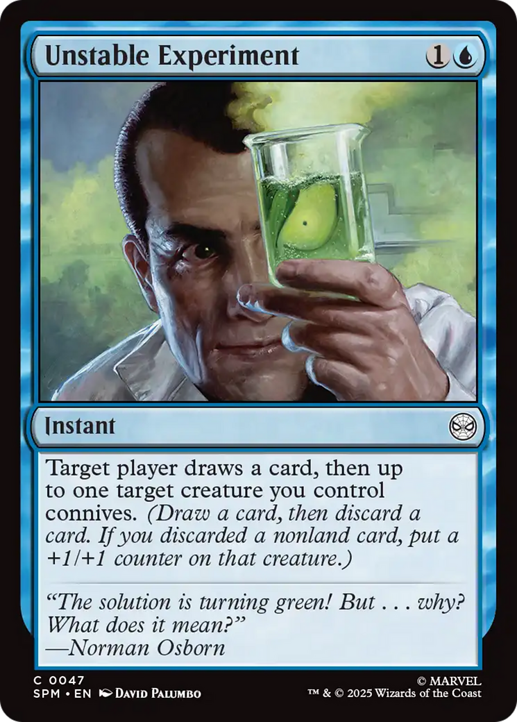 MTG - Unstable Experiment - Marvel's Spider-Man (SPM)
