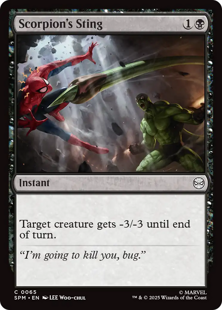 MTG - Scorpion's Sting - Marvel's Spider-Man (SPM)