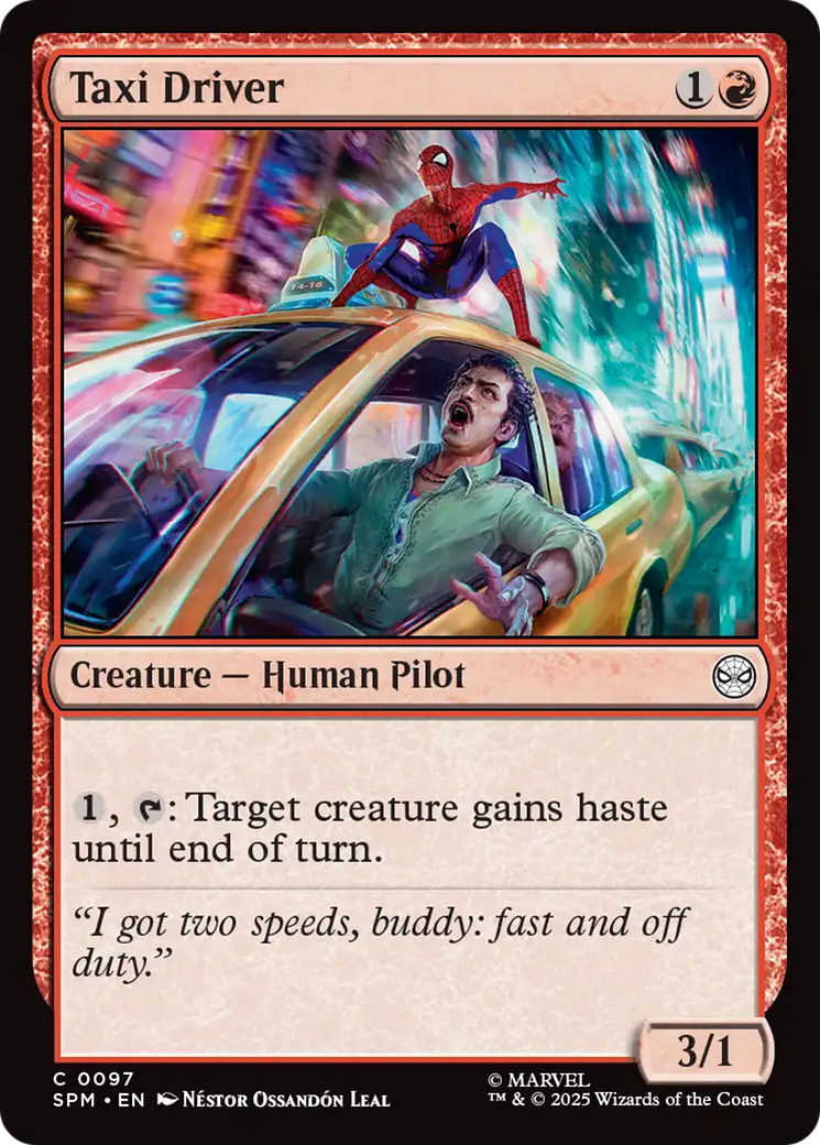 MTG - Taxi Driver - Marvel's Spider-Man (SPM)