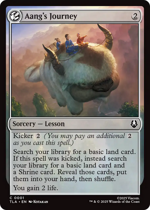 MTG - Aang's Journey - Avatar: The Last Airbender (TLA)