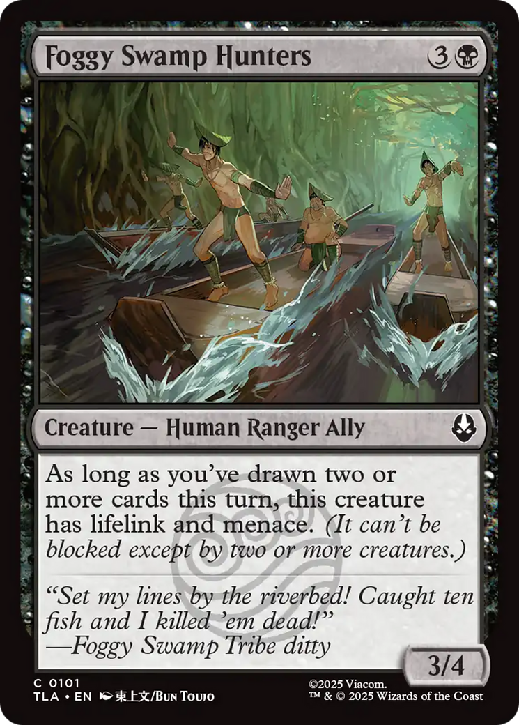 MTG - Foggy Swamp Hunters - Avatar: The Last Airbender (TLA)