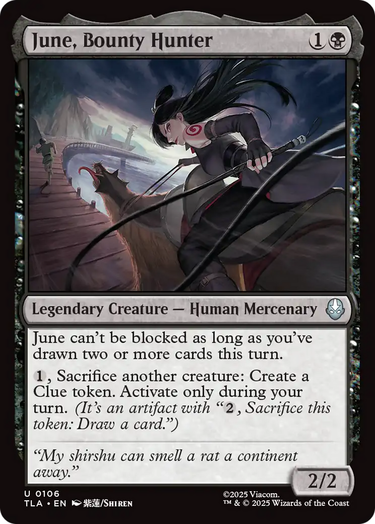 MTG - June, Bounty Hunter - Avatar: The Last Airbender (TLA)