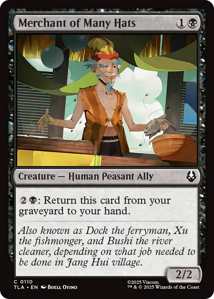 MTG - Merchant of Many Hats - Avatar: The Last Airbender (TLA)