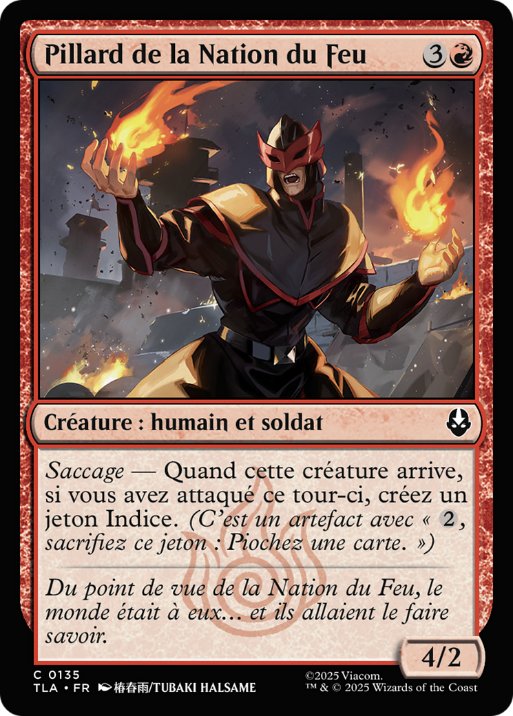 MTG - Fire Nation Raider - Avatar: The Last Airbender (TLA)