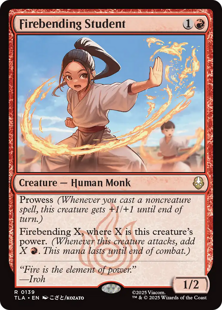 MTG - Firebending Student - Avatar: The Last Airbender (TLA)