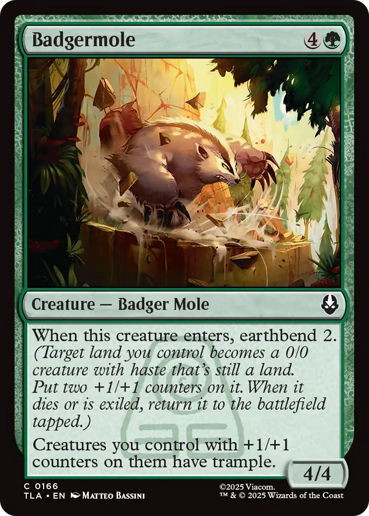 MTG - Badgermole - Avatar: The Last Airbender (TLA)