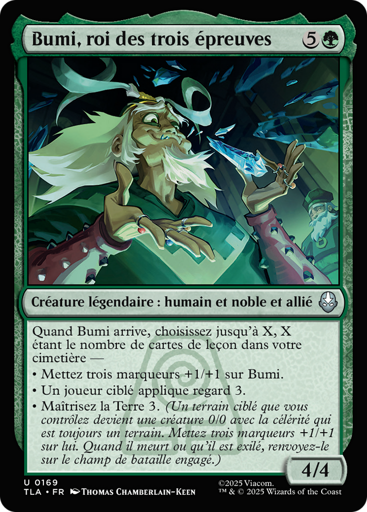 MTG - Bumi, King of Three Trials - Avatar: The Last Airbender (TLA)