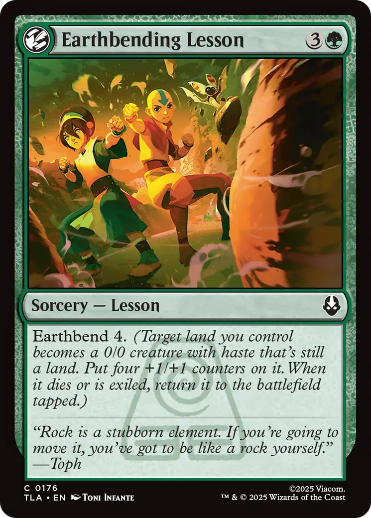 MTG - Earthbending Lesson - Avatar: The Last Airbender (TLA)