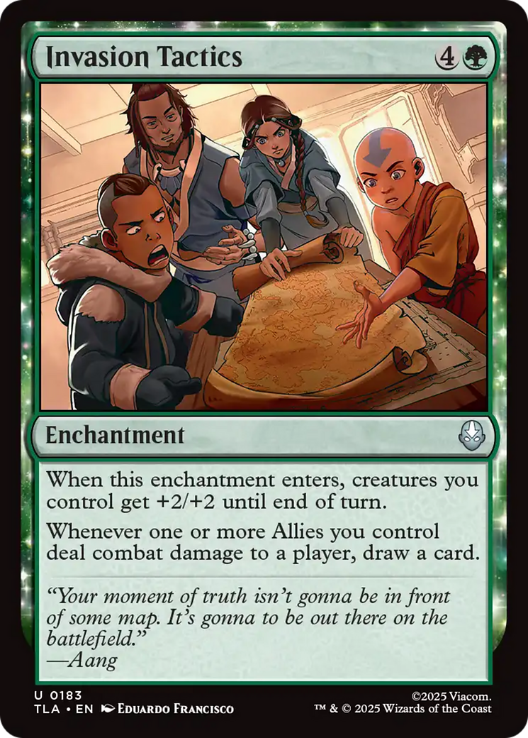 MTG - Invasion Tactics - Avatar: The Last Airbender (TLA)