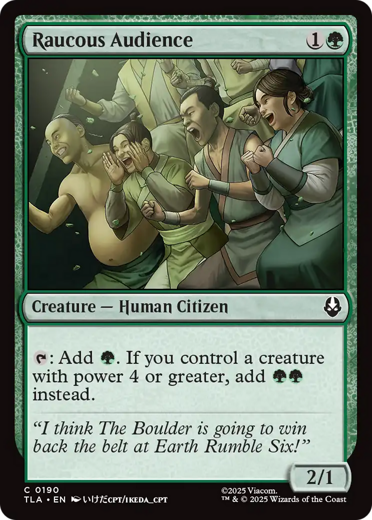 MTG - Raucous Audience - Avatar: The Last Airbender (TLA)