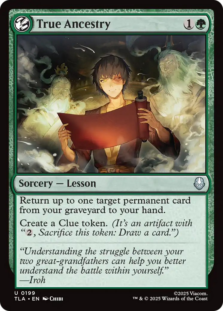 MTG - True Ancestry - Avatar: The Last Airbender (TLA)