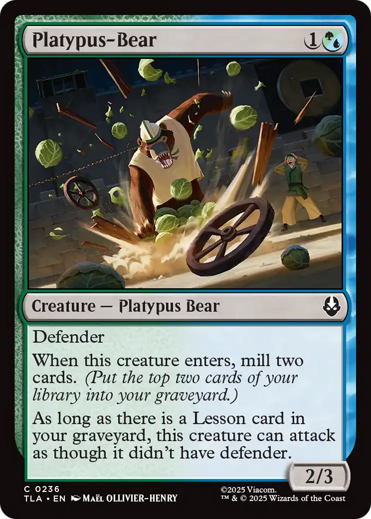 MTG - Platypus-Bear - Avatar: The Last Airbender (TLA)