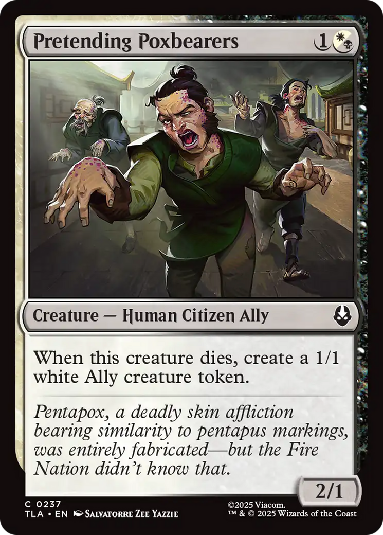 MTG - Pretending Poxbearers - Avatar: The Last Airbender (TLA)