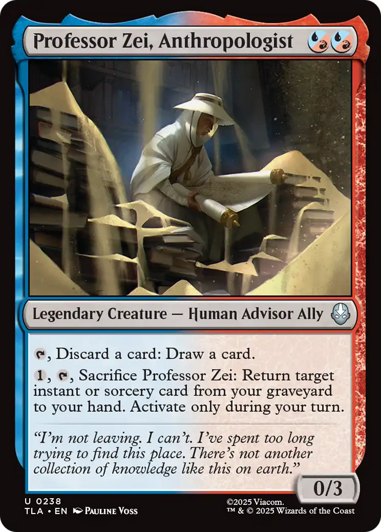 MTG - Professor Zei, Anthropologist - Avatar: The Last Airbender (TLA)