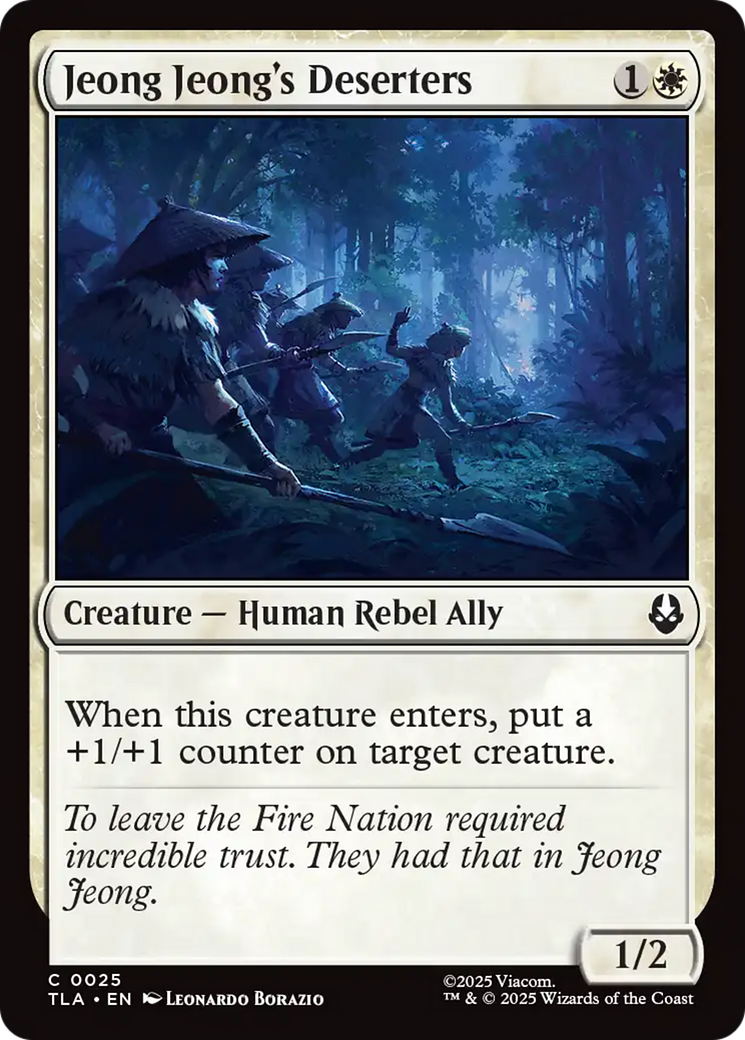 MTG - Jeong Jeong's Deserters - Avatar: The Last Airbender (TLA)