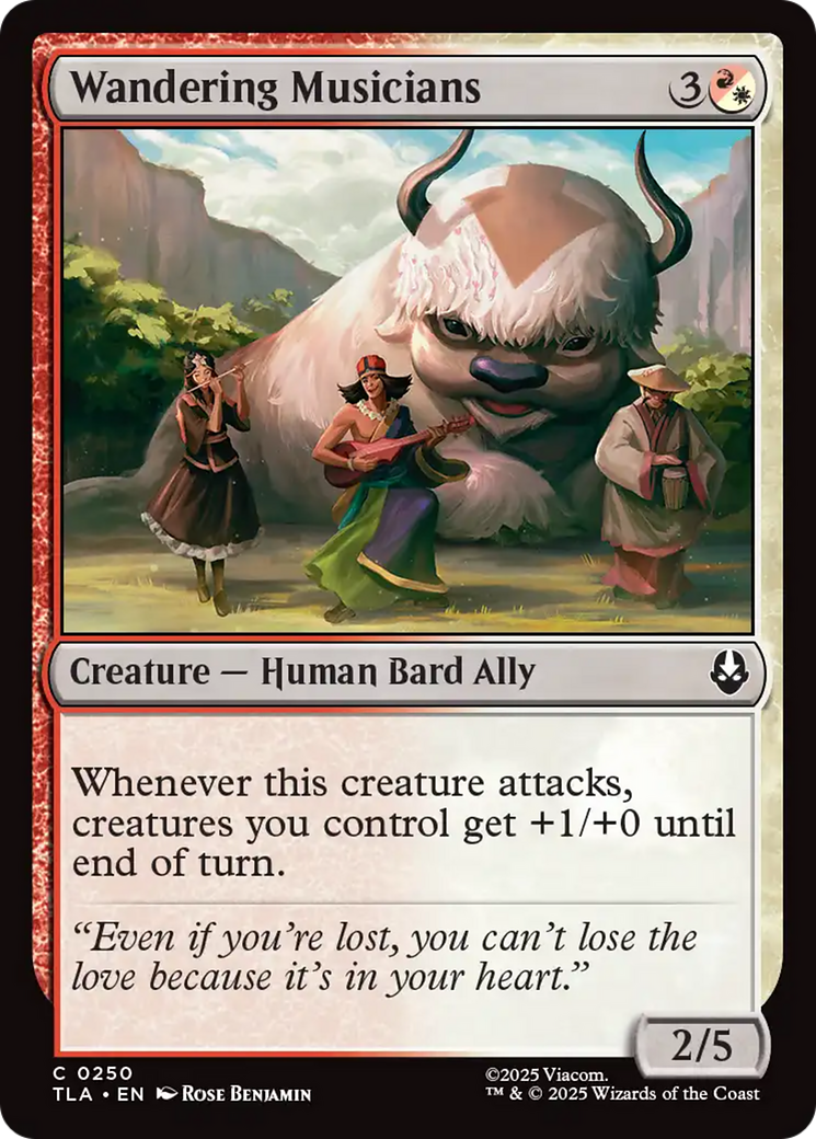 MTG - Wandering Musicians - Avatar: The Last Airbender (TLA)