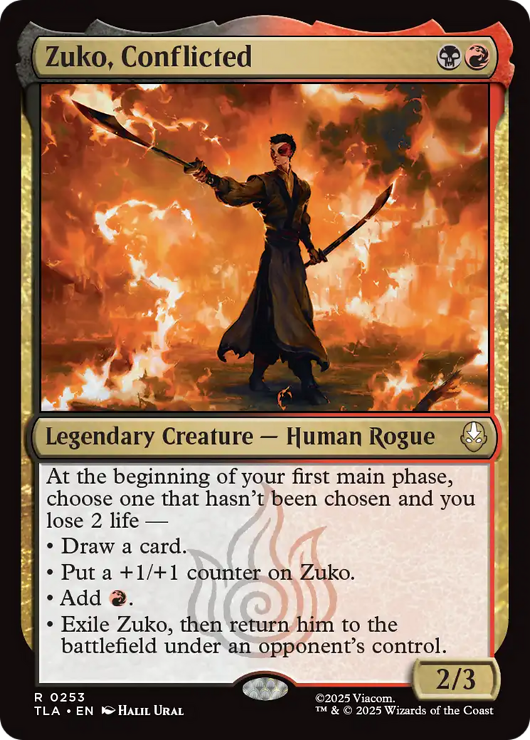 MTG - Zuko, Conflicted - Avatar: The Last Airbender (TLA)