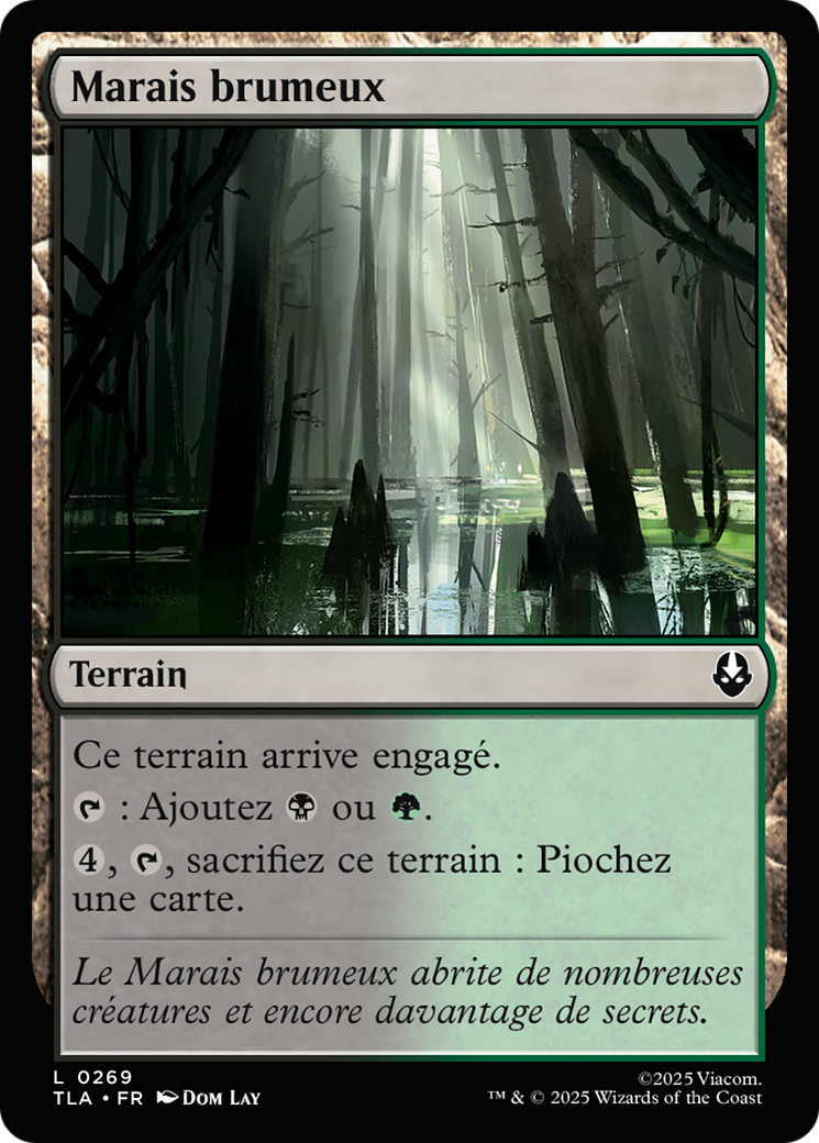 MTG - Foggy Bottom Swamp - Avatar: The Last Airbender (TLA)