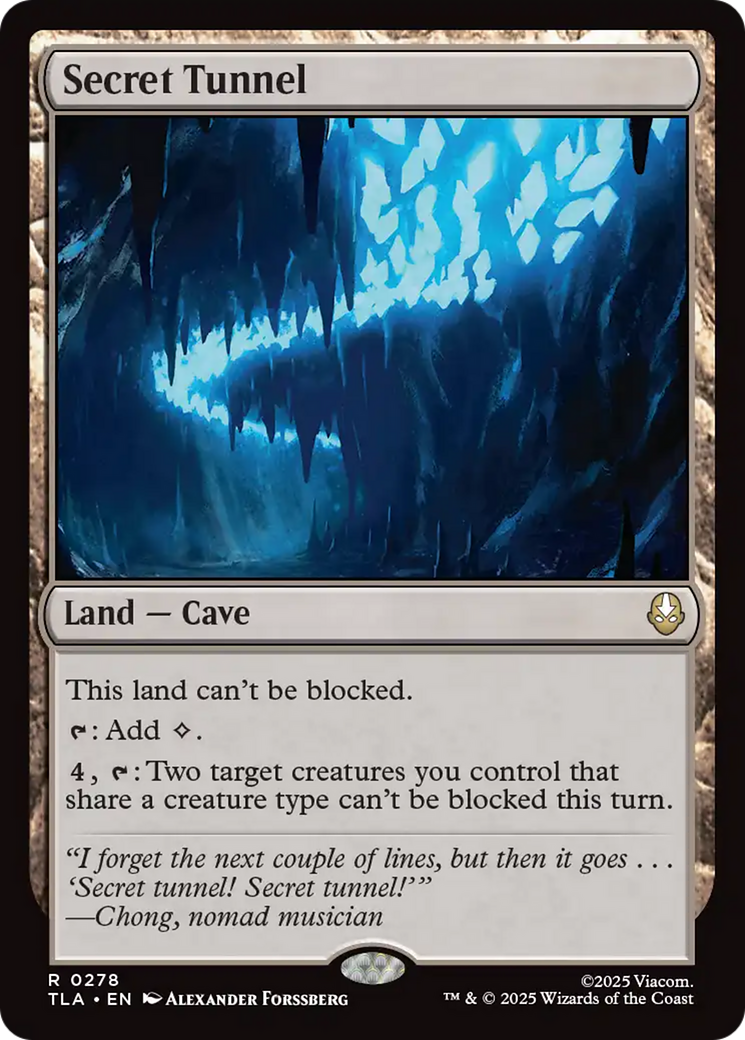 MTG - Secret Tunnel - Avatar: The Last Airbender (TLA)