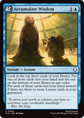 MTG - Accumulate Wisdom - Avatar: The Last Airbender (TLA)