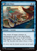 MTG - Lost Days - Avatar: The Last Airbender (TLA)