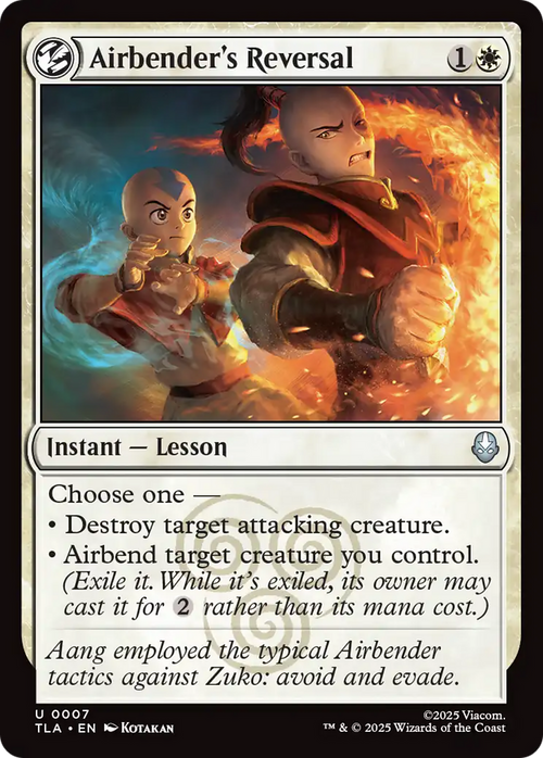 MTG - Airbender's Reversal - Avatar: The Last Airbender (TLA)