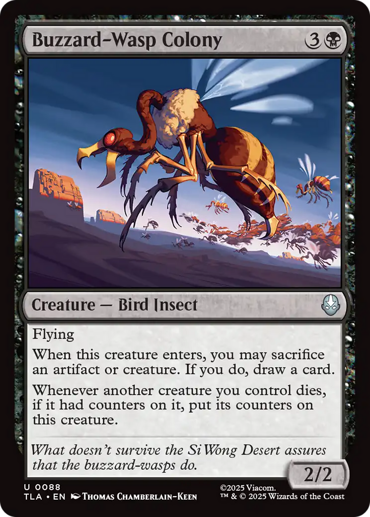 MTG - Buzzard-Wasp Colony - Avatar: The Last Airbender (TLA)