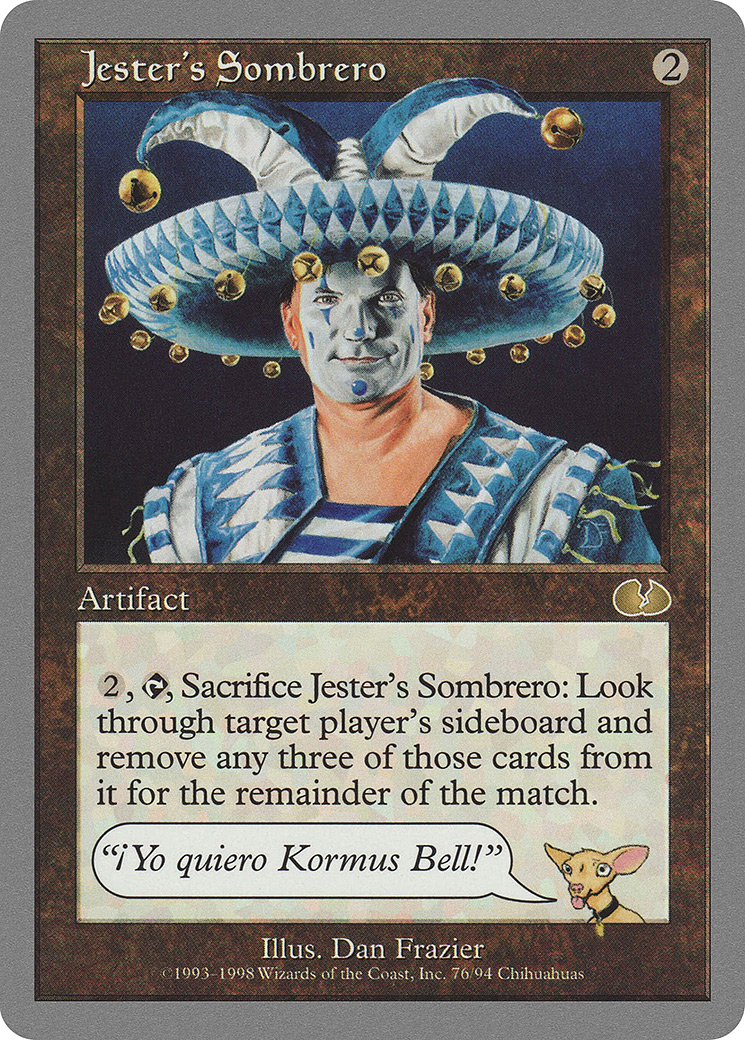 MTG - Jester's Sombrero - Unglued (ugl)